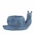 Solstice Sculptures Snail Planter 24cm in Blue Iron Effect