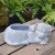 Solstice Sculptures Dog Planter 15cm in Blue Iron Effect