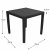 Trabella Salerno Square Table - Anthracite