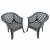 Trabella Savona Chairs (Set of 2) - Anthracite