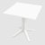 Trabella Ponente Dining Table with Set of 4 Eolo Chairs - White