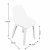 Trabella Levante Dining Table with Set of 2 Eolo Chairs - White