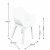 Trabella Levante Dining Table with 2 Ghibli Chairs - White