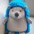 Zoon Plush Dog Toy - MiniPlay Blue Hoglet