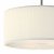 Dar Zaragoza 3 Light Pendant Cream 60cm