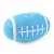 Zoon Throw & Fetch Dog Toys - 8cm Mini Squeaky Pooch Rugger Ball