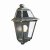 Searchlight New Orleans Outdoor Wall Light IP44 Black Gold & Glass