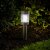 Smart Solar SuperBright Martini Stake Light 3 Lumens - Nickel