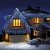 Premier Decorations Snowing IcicleBrights 720 LED with Clear Cable - Blue/White
