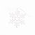 Jingles 37cm Snowflake 194 LED - White