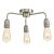 Kiefer 3 Light Flush Satin Chrome