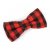 Zoon Beau Tie Red & Red Check (Pack of 2)