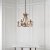 Endon Oksana antique brass 5lt Pendant