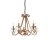 Endon Oksana antique brass 5lt Pendant