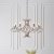 Endon Penn nickel 12lt Pendant