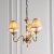 Endon Polina antique brass 3lt Pendant