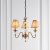 Endon Polina antique brass 3lt Pendant