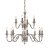 Endon Polina nickel 12lt Pendant