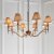 Endon Stanford antique brass 8lt Pendant
