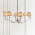 Endon Stanford nickel 8lt Pendant