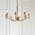 Endon Stanford antique brass 8lt Pendant