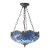 Dragonfly blue 3 light Pendant light