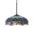 Dragonfly blue 3 light Pendant light