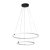 Searchlight Revolve 2 Light Led Ring Pendant, Matt Black