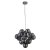 Searchlight Berry 17Lt Pendant, Chrome With Smoked Glass