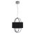 Searchlight Madrid Led Pendant With Black Shade