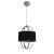 Searchlight Madrid Led Pendant With Black Shade