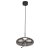 Searchlight Lisbon Led Pendant,Black And Smoked Glass