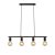 Searchlight Dance 4 Light Bar Pendant, Sand Black