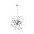 Searchlight Sonja 12 Light Chrome Pendant with Crystal Ball G9