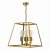 Academy 4 Light Lantern Natural Brass