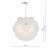 Bubbles 6 Light Pendant Polished Chrome Frosted Glass