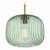 Demarius 1 Light Pendant Green Glass Bronze Detail