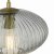 Edmond 1 Light Pendant Smoked Glass Antique Brass Detail