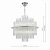 Lukas 13 Light Pendant Polished Chrome Glass