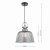 Rhode Single Large Pendant Polished Chrome Smoked Glass