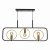 Ryota 3 Light Bar Pendant Satin Black Antique Gold