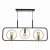 Ryota 3 Light Bar Pendant Satin Black Antique Gold