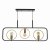 Ryota 3 Light Bar Pendant Satin Black Antique Gold