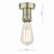 SFB4875 1 Light Suspension Antique Brass