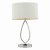 Wyatt Touch Table Lamp Polished Chrome With Shade