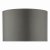 Zeya Grey Faux Silk Drum Shade 37cm