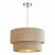 Suvan Easy Fit Tired Velvet Shade Taupe With Gold Lining
