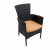 AVIGNON Dining Table with 4 STOCKHOLM Black Chairs Set