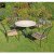 PROVENCE Dining Table with 4 ASCOT Chairs Set