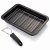 Judge Essentials Enamel Grill Tray with Rack & Handle 35 x 25 x 5cm - Granite